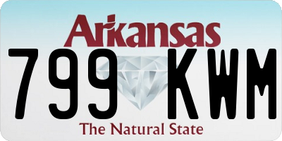 AR license plate 799KWM