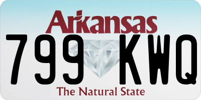 AR license plate 799KWQ