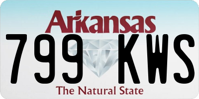 AR license plate 799KWS