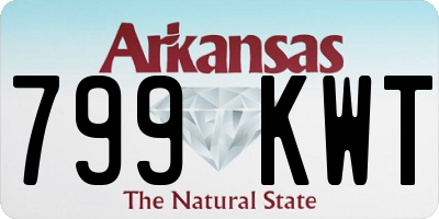 AR license plate 799KWT