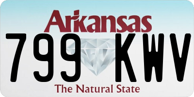 AR license plate 799KWV