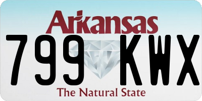AR license plate 799KWX