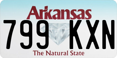 AR license plate 799KXN