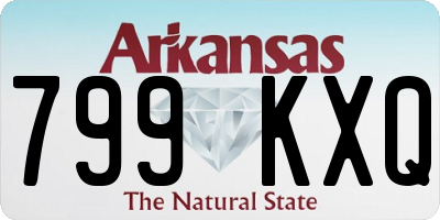 AR license plate 799KXQ