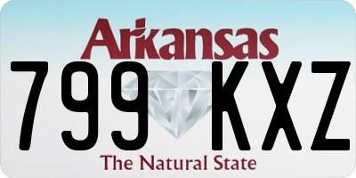 AR license plate 799KXZ