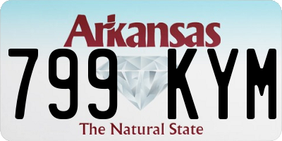 AR license plate 799KYM