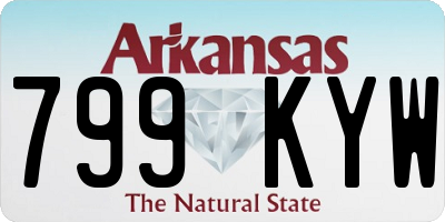 AR license plate 799KYW