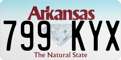 AR license plate 799KYX