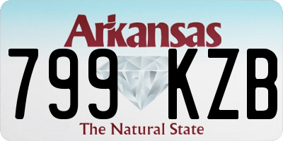 AR license plate 799KZB
