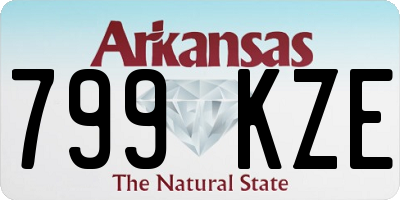 AR license plate 799KZE