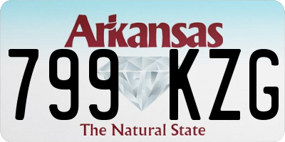 AR license plate 799KZG