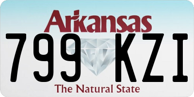 AR license plate 799KZI