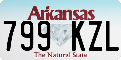 AR license plate 799KZL