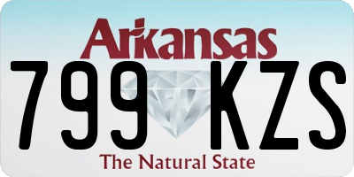AR license plate 799KZS