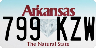 AR license plate 799KZW
