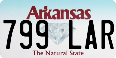 AR license plate 799LAR