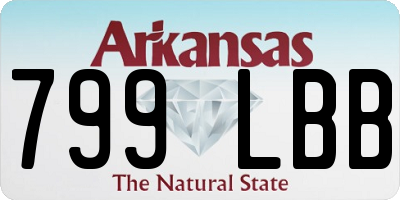 AR license plate 799LBB