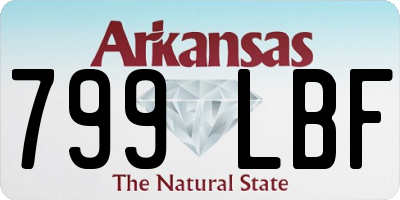 AR license plate 799LBF