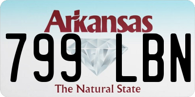 AR license plate 799LBN