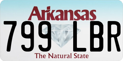 AR license plate 799LBR