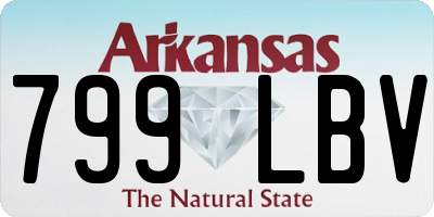 AR license plate 799LBV