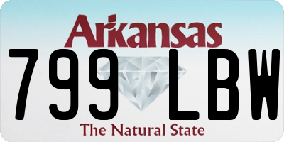 AR license plate 799LBW