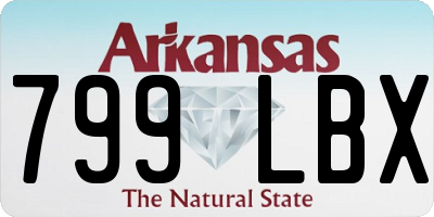AR license plate 799LBX