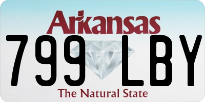 AR license plate 799LBY