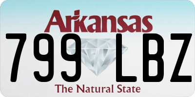AR license plate 799LBZ