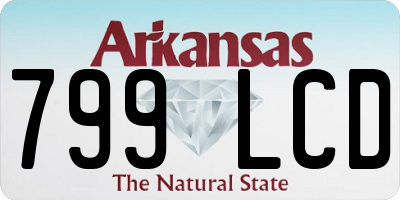 AR license plate 799LCD