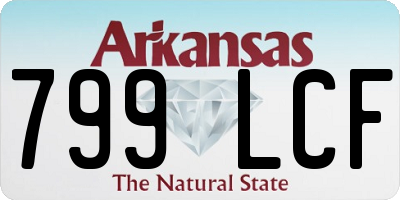 AR license plate 799LCF