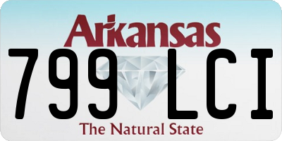 AR license plate 799LCI