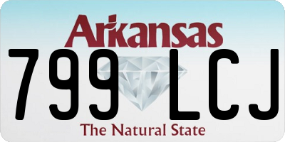 AR license plate 799LCJ