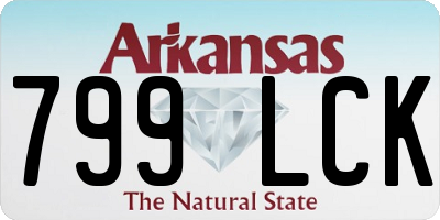 AR license plate 799LCK