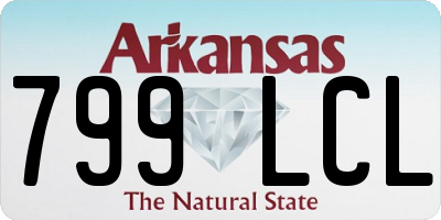 AR license plate 799LCL