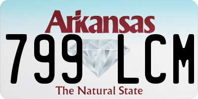 AR license plate 799LCM