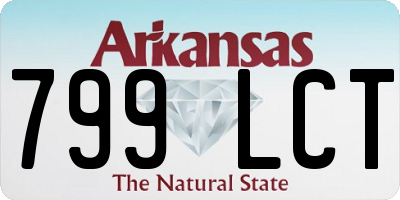 AR license plate 799LCT