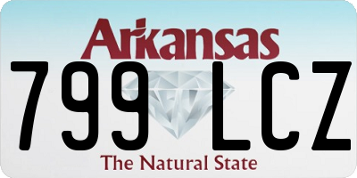 AR license plate 799LCZ