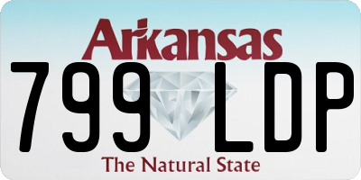 AR license plate 799LDP