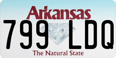 AR license plate 799LDQ