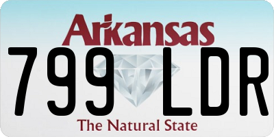 AR license plate 799LDR