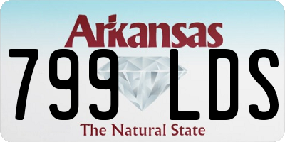 AR license plate 799LDS