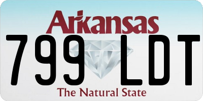 AR license plate 799LDT