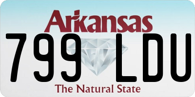 AR license plate 799LDU