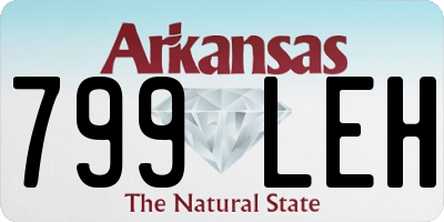 AR license plate 799LEH