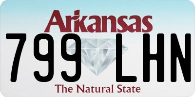 AR license plate 799LHN