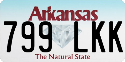 AR license plate 799LKK