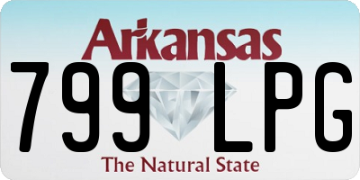 AR license plate 799LPG