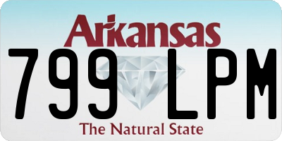 AR license plate 799LPM