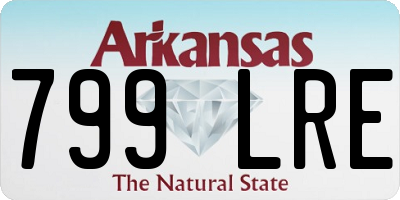 AR license plate 799LRE